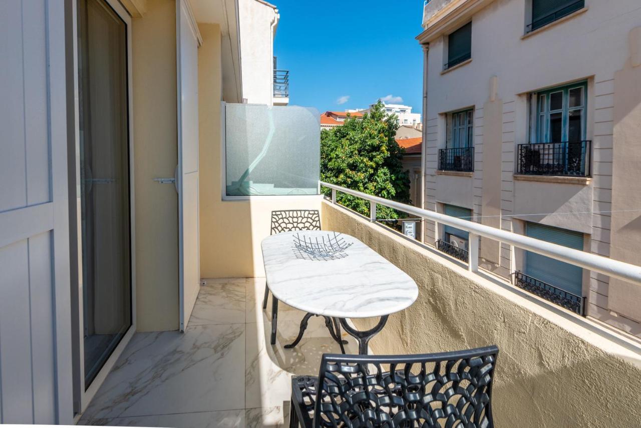 Large Studio - 50M Cannes Beach - Terrace Sea View Exteriér fotografie